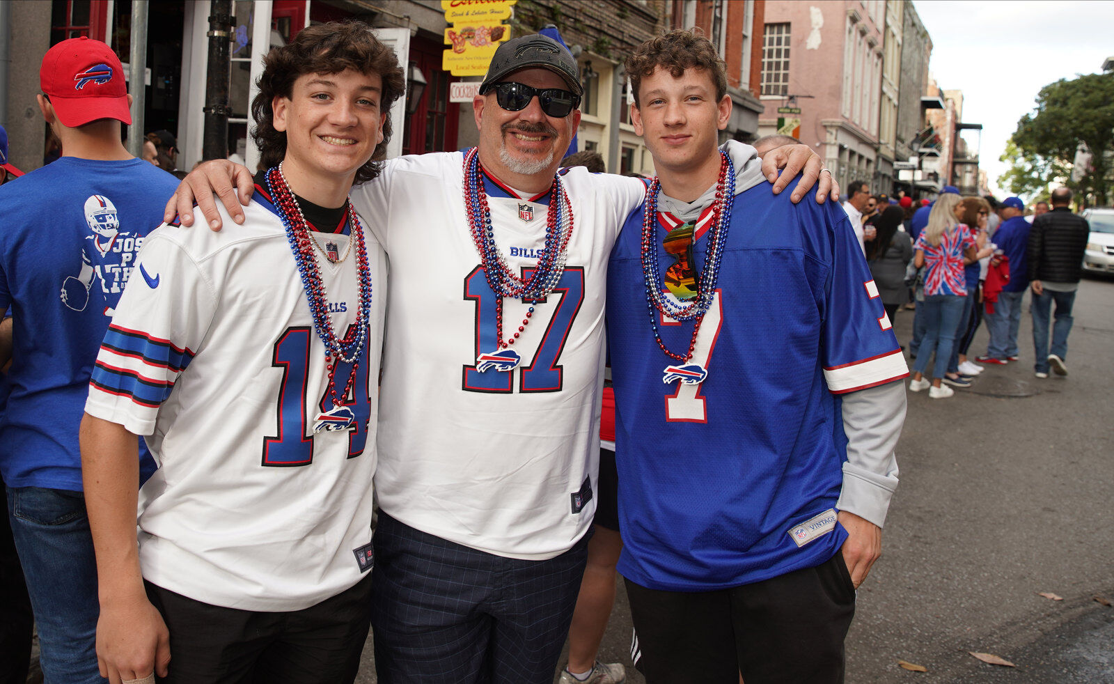 Buffalo Bills packers of NOLA Takeover Parade